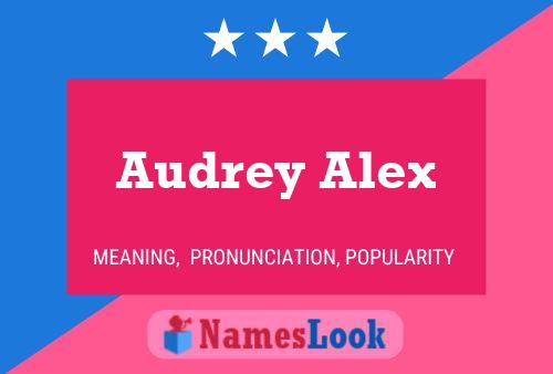 Audrey Alex Naam Poster