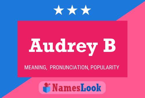 Audrey B Naam Poster