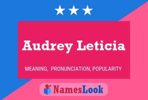 Audrey Leticia Naam Poster