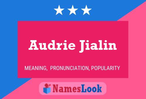 Audrie Jialin Naam Poster