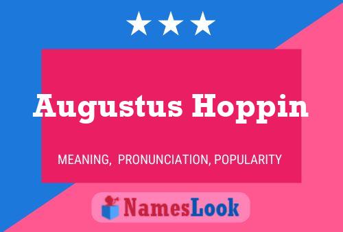 Augustus Hoppin Naam Poster