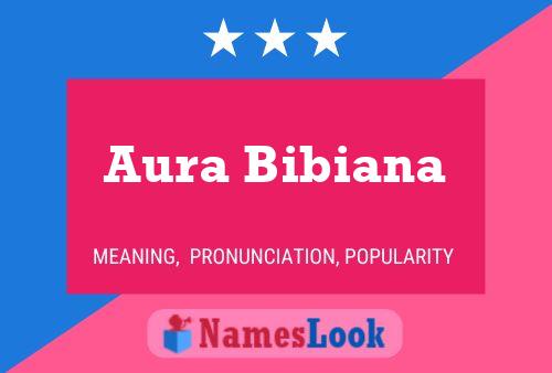 Aura Bibiana Naam Poster