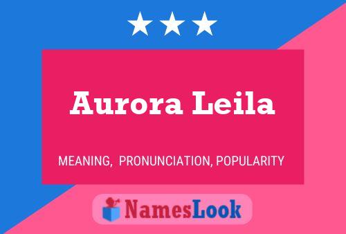 Aurora Leila Naam Poster