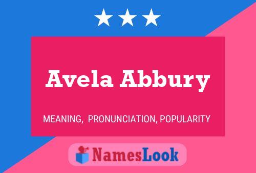 Avela Abbury Naam Poster