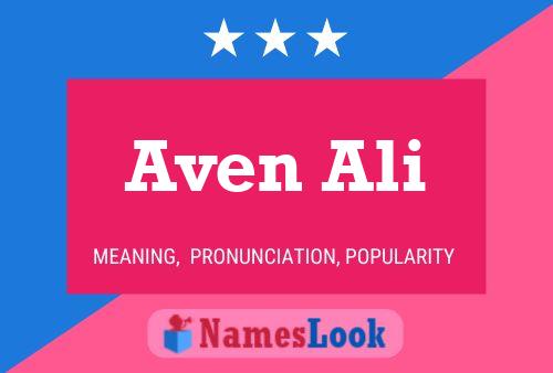 Aven Ali Naam Poster