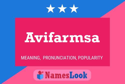 Avifarmsa Naam Poster