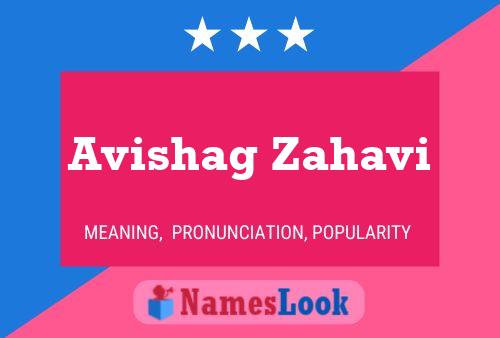 Avishag Zahavi Naam Poster