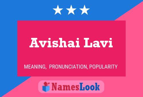 Avishai Lavi Naam Poster