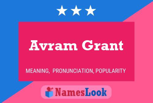 Avram Grant Naam Poster