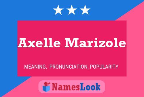 Axelle Marizole Naam Poster