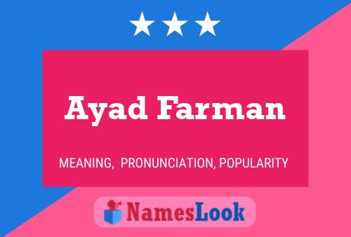 Ayad Farman Naam Poster