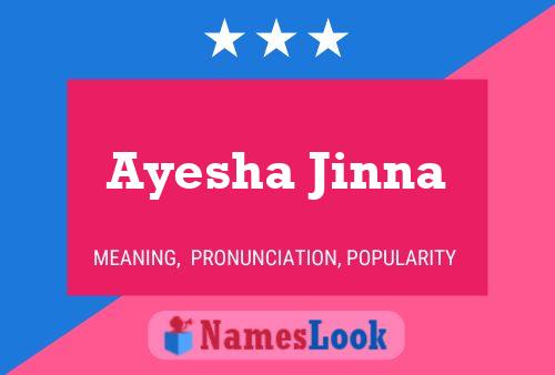 Ayesha Jinna Naam Poster