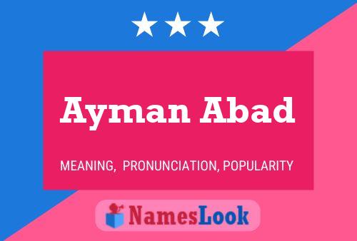 Ayman Abad Naam Poster