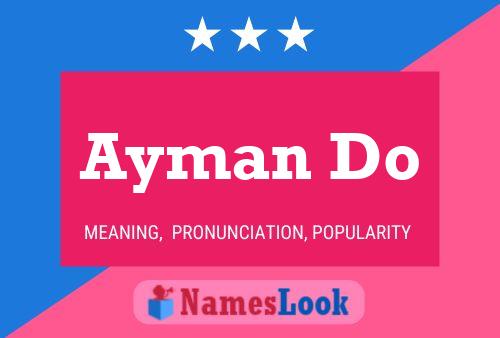 Ayman Do Naam Poster