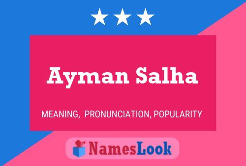 Ayman Salha Naam Poster