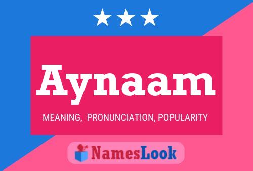 Aynaam Naam Poster