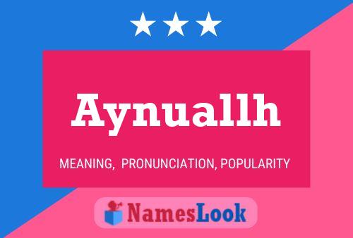 Aynuallh Naam Poster