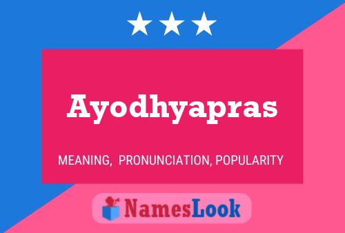 Ayodhyapras Naam Poster