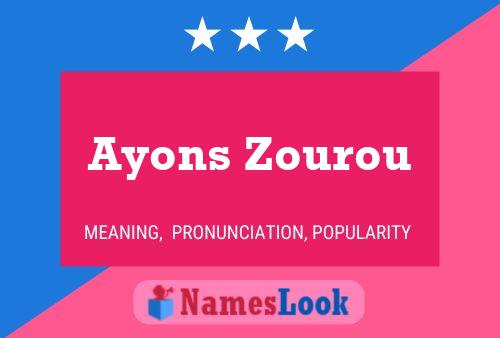 Ayons Zourou Naam Poster