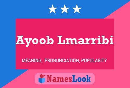 Ayoob Lmarribi Naam Poster