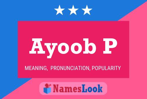 Ayoob P Naam Poster