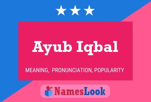 Ayub Iqbal Naam Poster