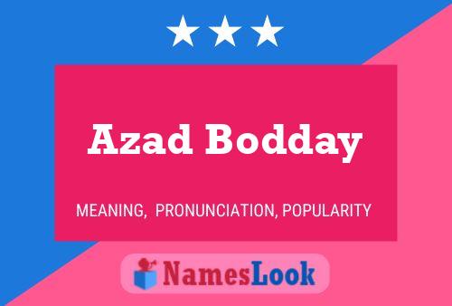 Azad Bodday Naam Poster