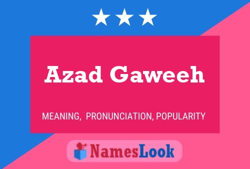 Azad Gaweeh Naam Poster