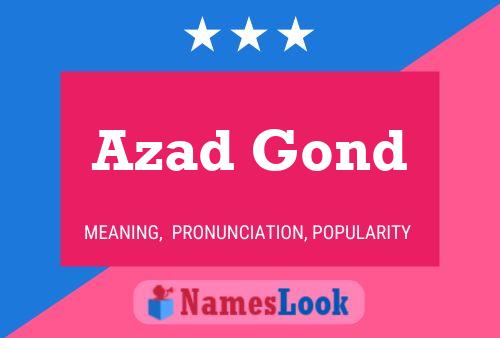 Azad Gond Naam Poster