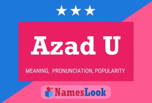 Azad U Naam Poster