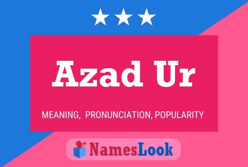 Azad Ur Naam Poster