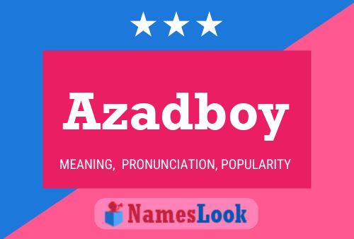 Azadboy Naam Poster