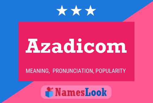 Azadicom Naam Poster