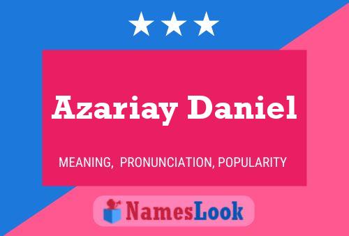 Azariay Daniel Naam Poster