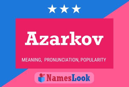 Azarkov Naam Poster