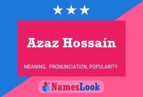 Azaz Hossain Naam Poster