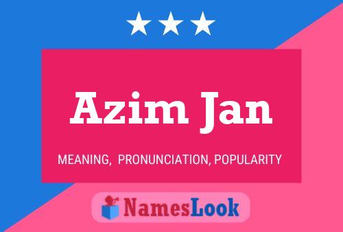 Azim Jan Naam Poster