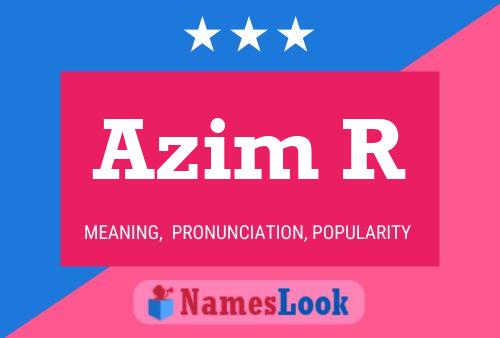 Azim R Naam Poster