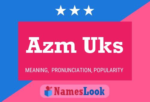 Azm Uks Naam Poster