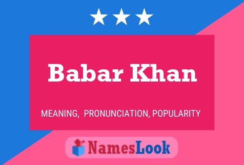 Babar Khan Naam Poster