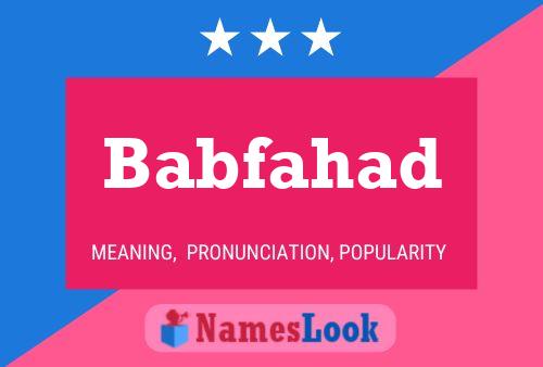 Babfahad Naam Poster