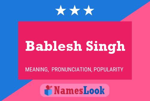 Bablesh Singh Naam Poster