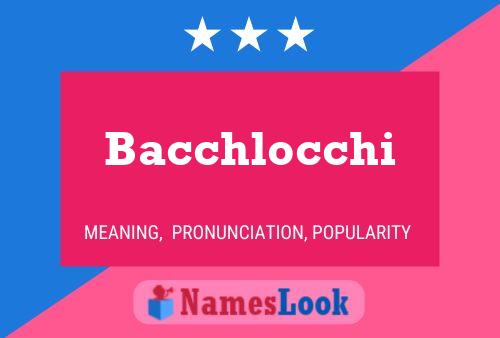 Bacchlocchi Naam Poster