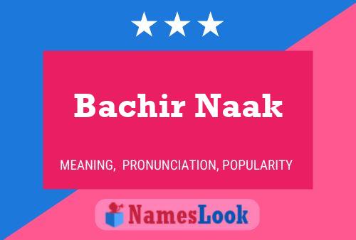 Bachir Naak Naam Poster