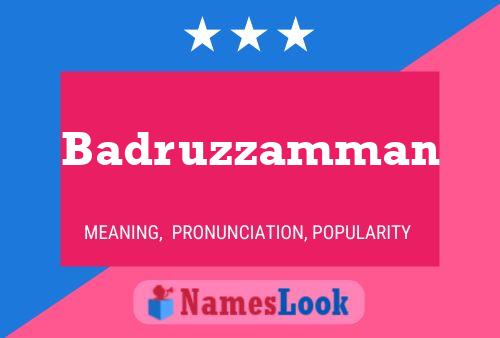 Badruzzamman Naam Poster