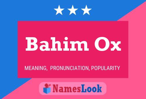 Bahim Ox Naam Poster