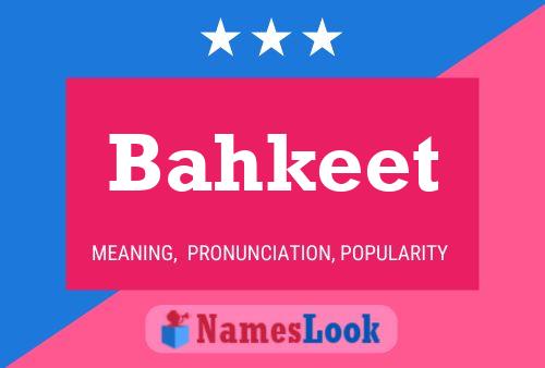 Bahkeet Naam Poster