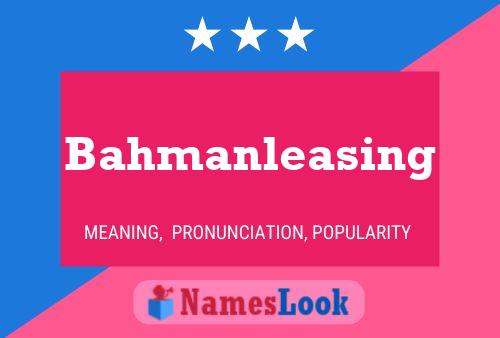 Bahmanleasing Naam Poster