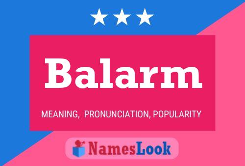 Balarm Naam Poster