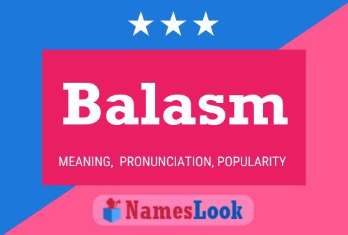 Balasm Naam Poster